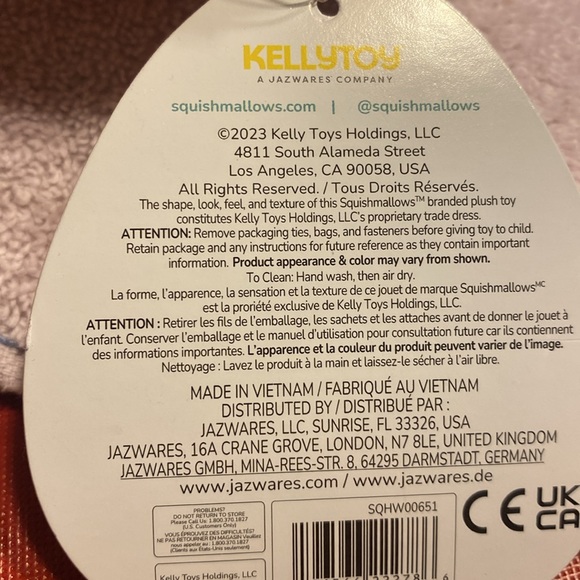 Squishmallows Cannon the candy corn - Picture 4 of 5